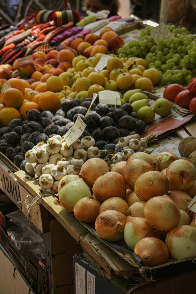 Market in Tirana — fruits